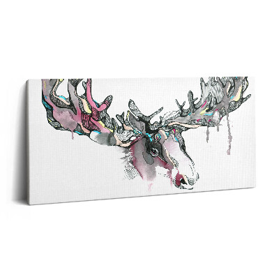 Print pe pânză 140x70 Abstracție de elan