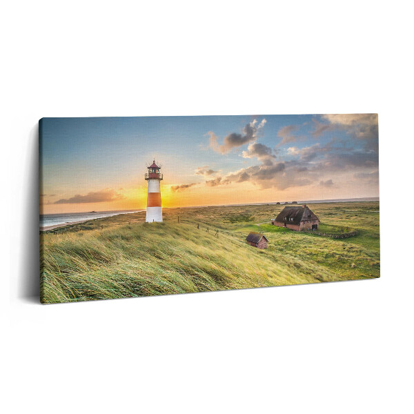 Print pe pânză 140x70 Schimbați farul de pe Sylt