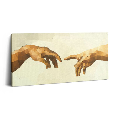 Print pe pânză 140x70 Crearea lui Adam