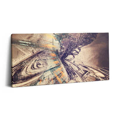 Print pe pânză 140x70 Mecanism abstract