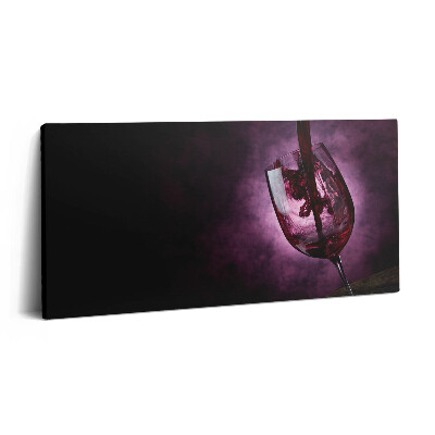 Print pe pânză 140x70 Un pahar de vin