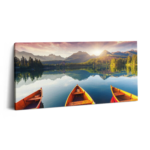 Print pe pânză 140x70 Parcul Național Štrbské Pleso Slovacia