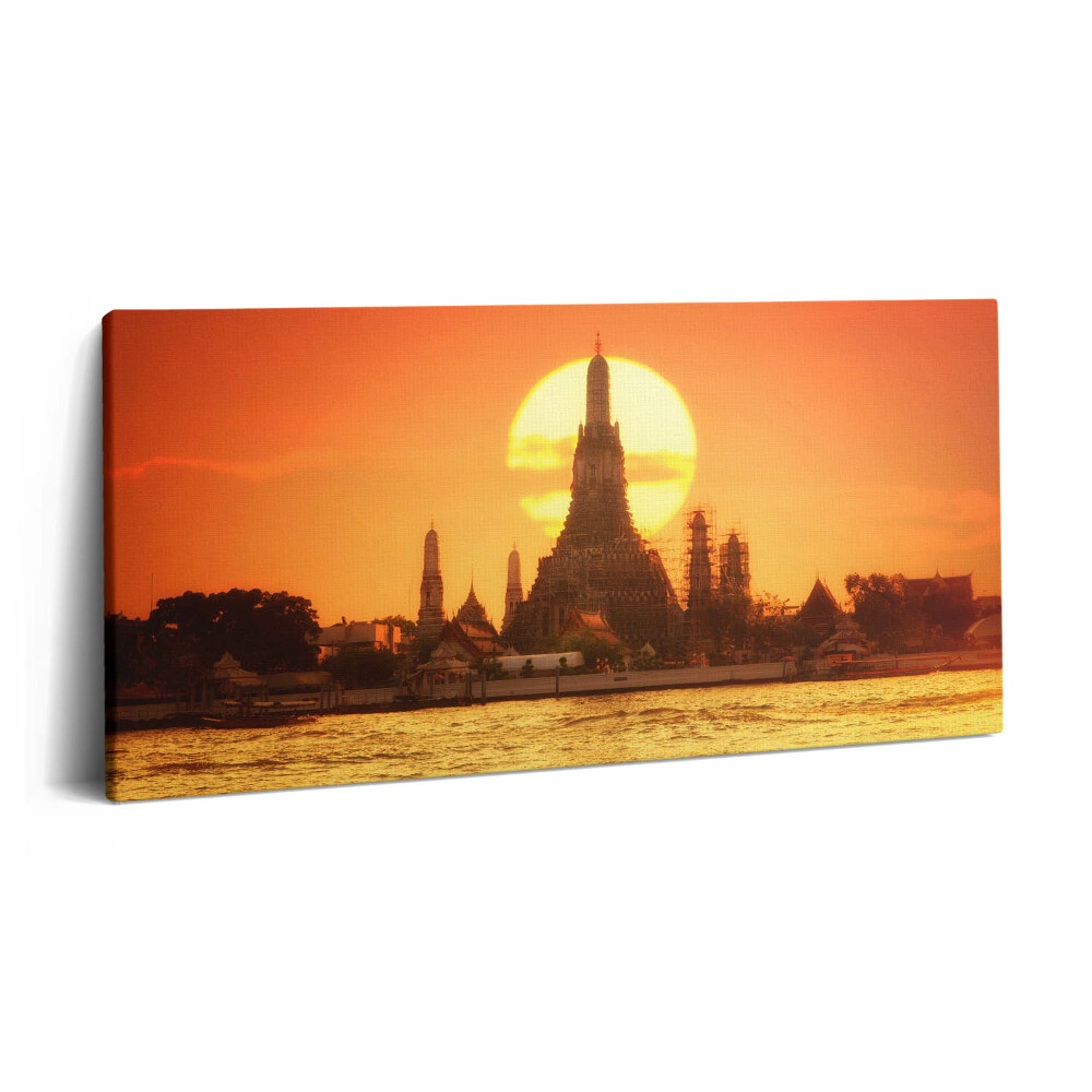 Print pe pânză 140x70 Wat Arun Bangkok Thailanda