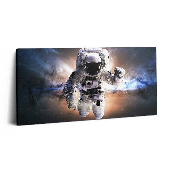 Print pe pânză 140x70 Astronautul în spațiu