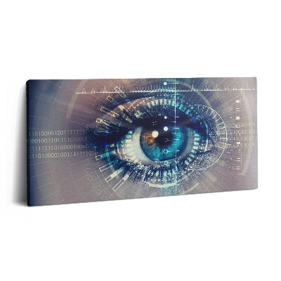 Print pe pânză 140x70 Ochii femeii