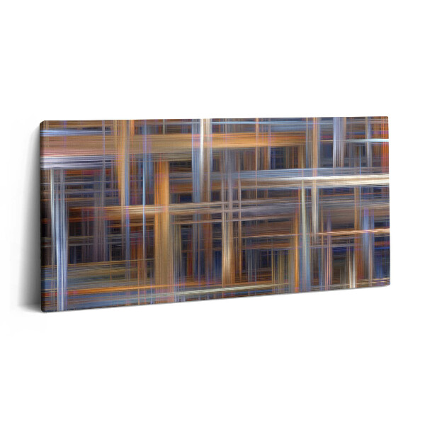 Print pe pânză 140x70 Abstractizarea geometriei