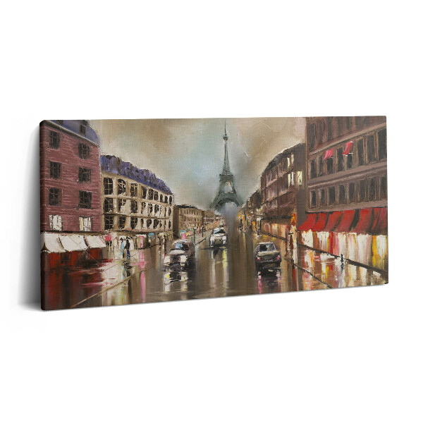 Print pe pânză 140x70 Orașul francez Paris