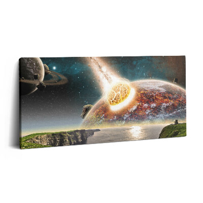Print pe pânză 140x70 Sfârșitul planetei lumii
