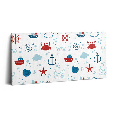 Print pe pânză 140x70 Modele nautice nautice
