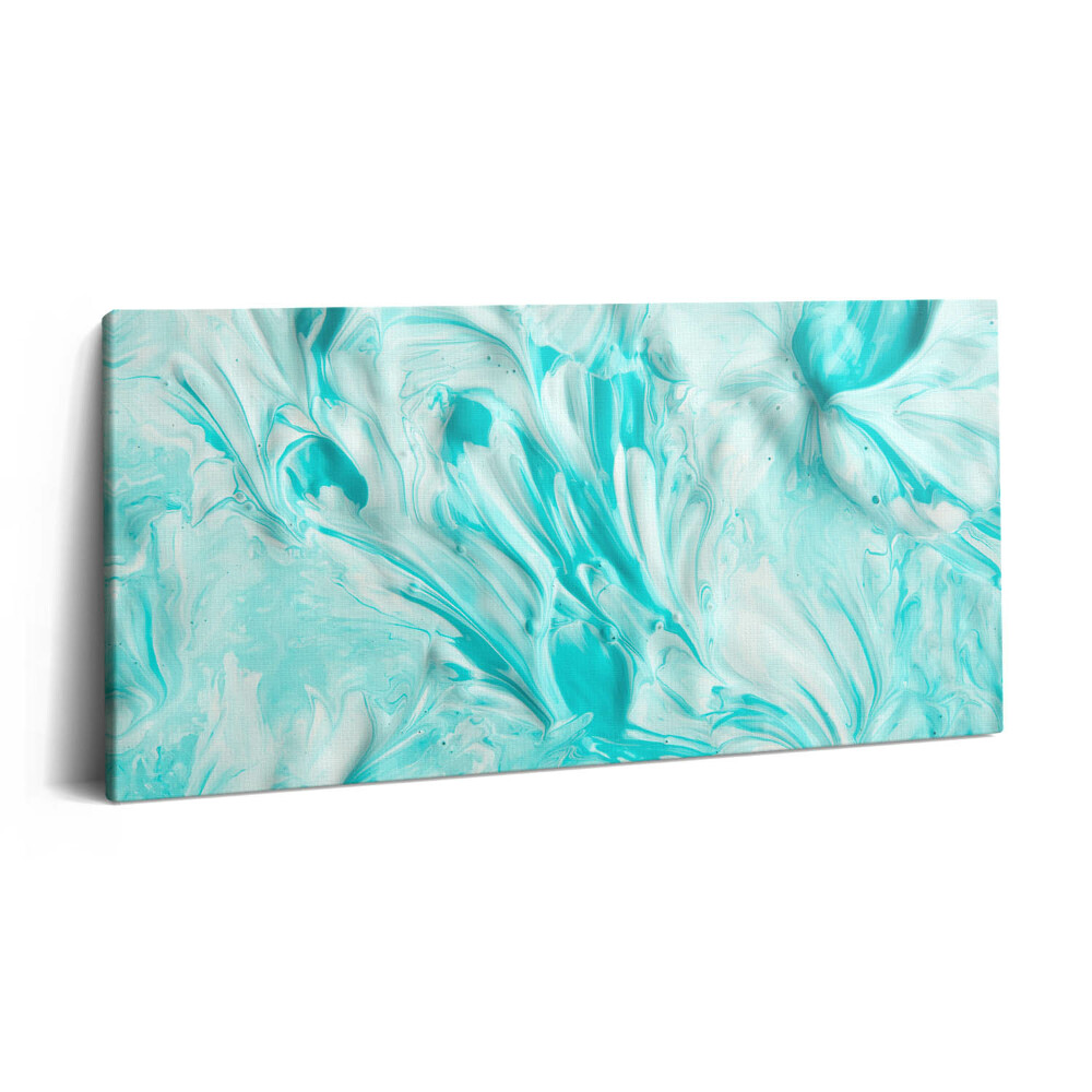 Print pe pânză 140x70 Tapet albastru abstract