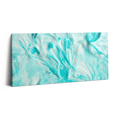 Print pe pânză 140x70 Tapet albastru abstract