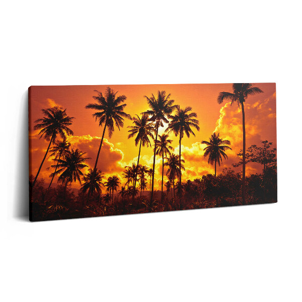 Print pe pânză 140x70 Palmieri Thailanda Plaja Klong Prao