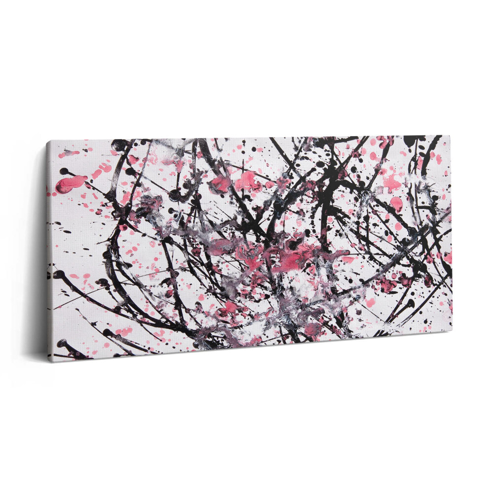 Print pe pânză 140x70 Abstracție cu pensulă