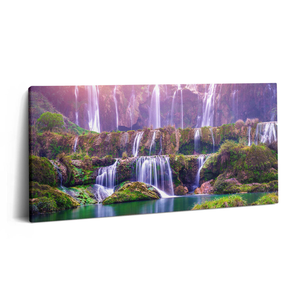 Print pe pânză 140x70 Cascada Jiulong din China