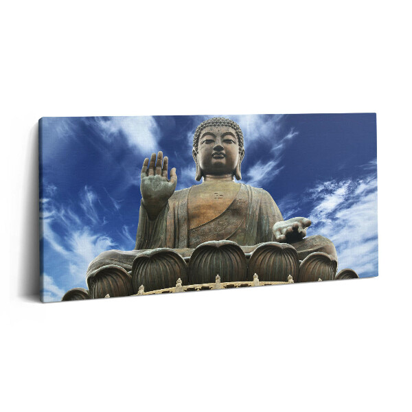 Print pe pânză 140x70 Tian Tan Buddha în Hong Kong