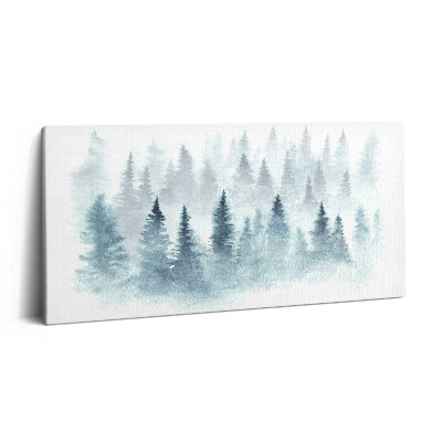 Print pe pânză 140x70 pădure de iarnă