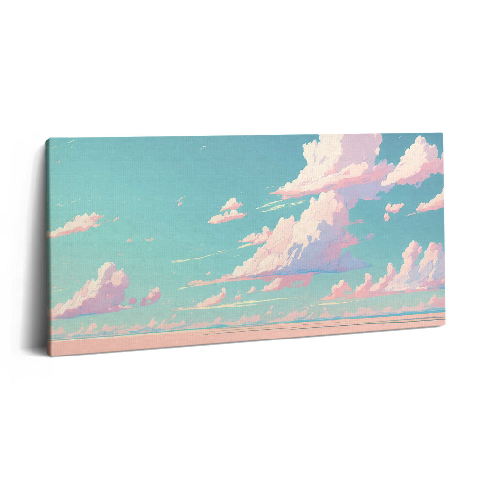 Print pe pânză 140x70 Culoarea pastelată a cerului