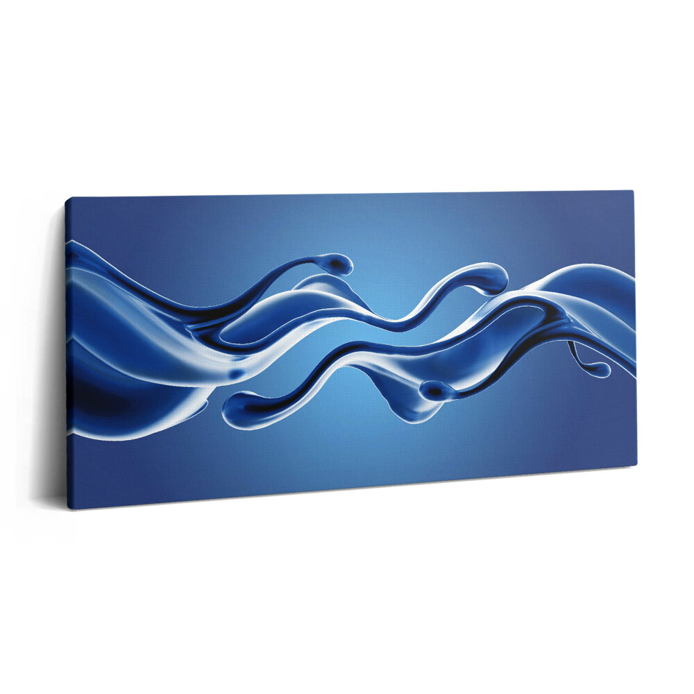 Print pe pânză 140x70 Abstracție fluidă