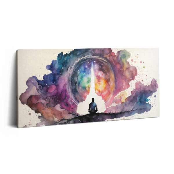 Print pe pânză 140x70 Meditație despre stilul de viață