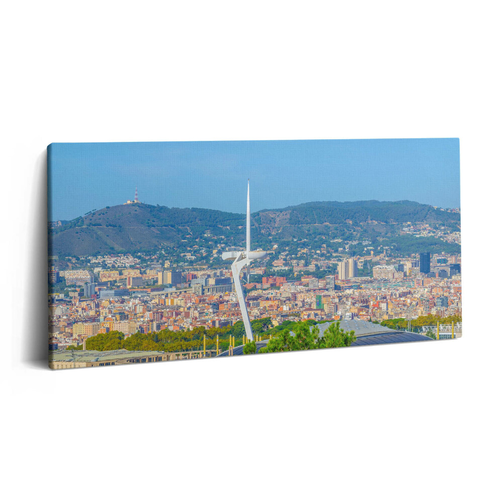 Print pe pânză 140x70 Parcul Olimpic din Barcelona, Catalonia