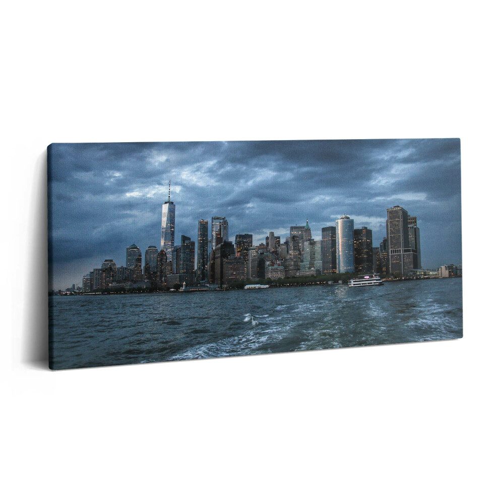 Print pe pânză 140x70 Orizontul New York-ului