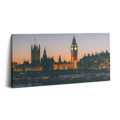 Print pe pânză 140x70 Podul Turnului Big Ben Londra