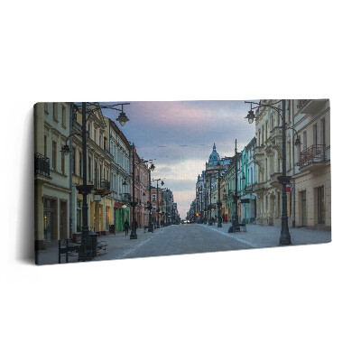 Print pe pânză 140x70 Piotrkowska în Łódź
