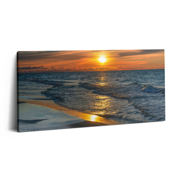 Print pe pânză 140x70 Marea Baltică Władysławowo