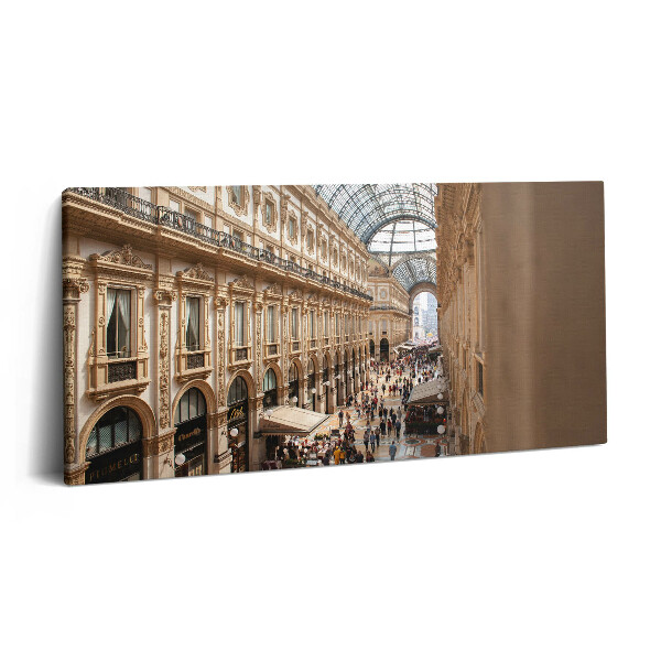Print pe pânză 140x70 Galleria Vittorio Emanuele II din Italia