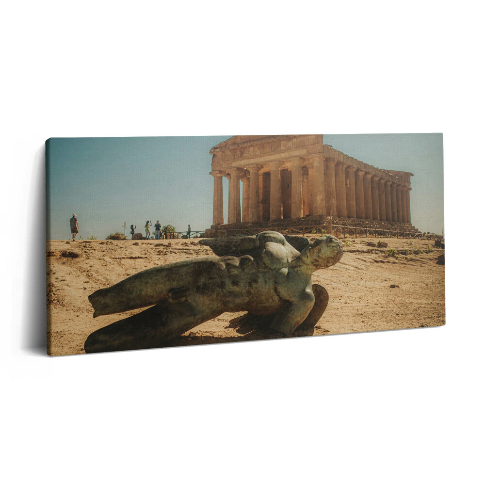 Print pe pânză 140x70 Valea Templelor din Sicilia, Italia