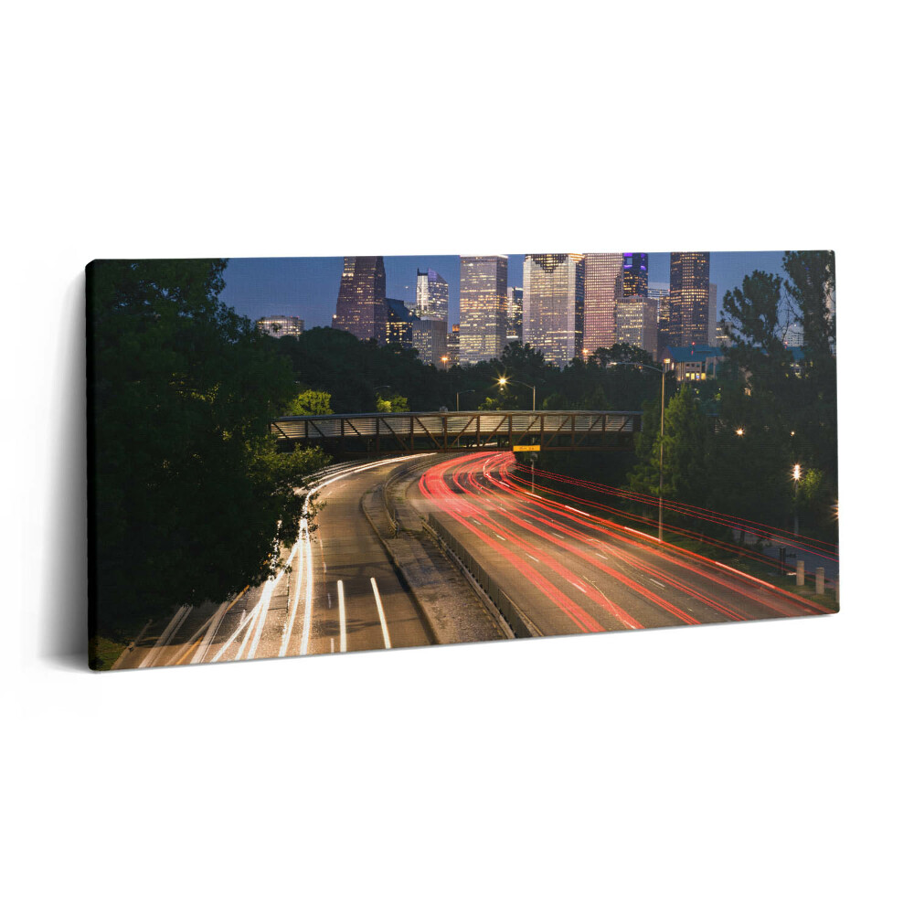 Print pe pânză 140x70 Autostrada către oraș