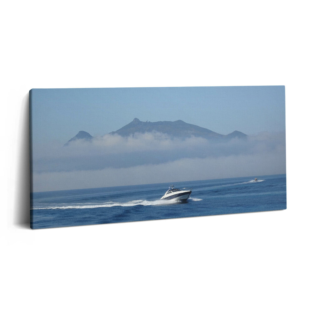 Print pe pânză 140x70 Barcă cu pânze pe ocean