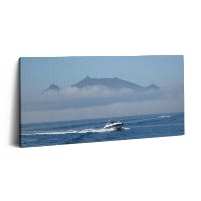 Print pe pânză 140x70 Barcă cu pânze pe ocean