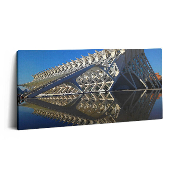 Print pe pânză 140x70 Muzeul de Știință din Valencia