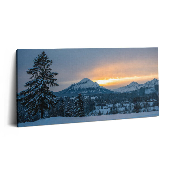 Print pe pânză 140x70 Krynica Zdrój Peisaj montan
