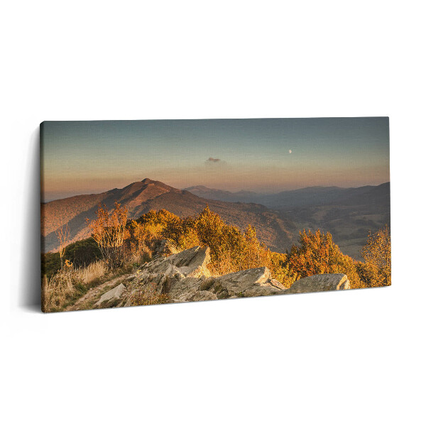 Print pe pânză 140x70 Bieszczady