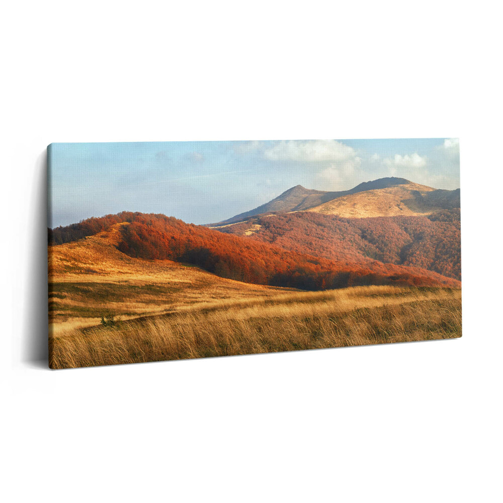 Print pe pânză 140x70 Peisaj montan de toamnă