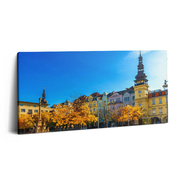 Print pe pânză 140x70 Piața Masaryk și Primăria Veche