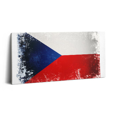 Print pe pânză 140x70 steagul ceh
