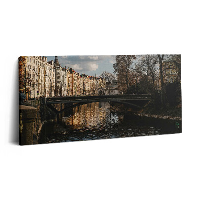 Print pe pânză 140x70 Panorama Pragăi