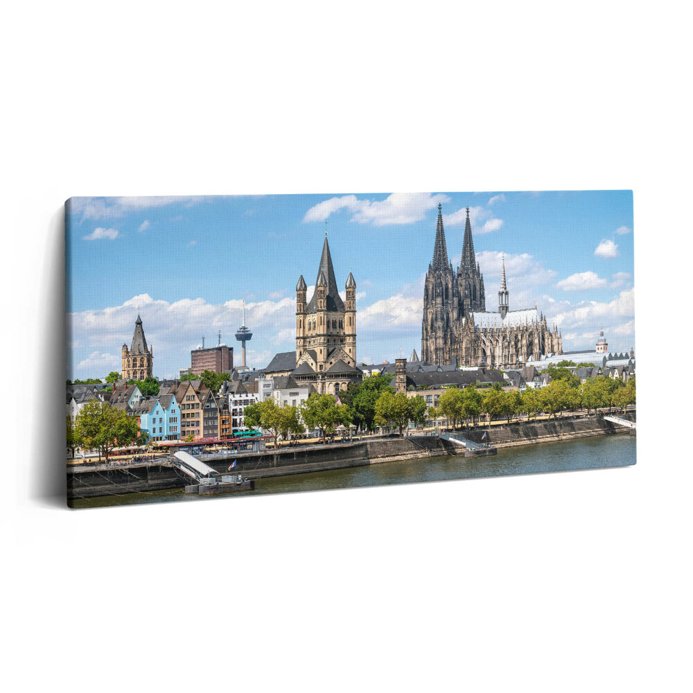 Print pe pânză 140x70 Panorama din Köln