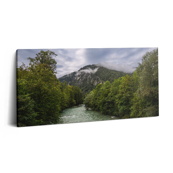 Print pe pânză 140x70 Peisaj montan al Germaniei