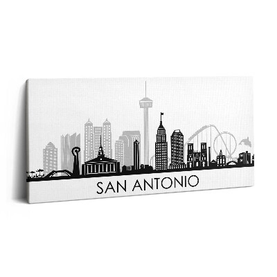 Print pe pânză 140x70 Orașul San Antonio, Texas