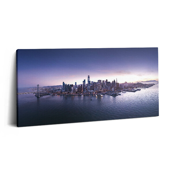 Print pe pânză 140x70 Vedere din San Francisco