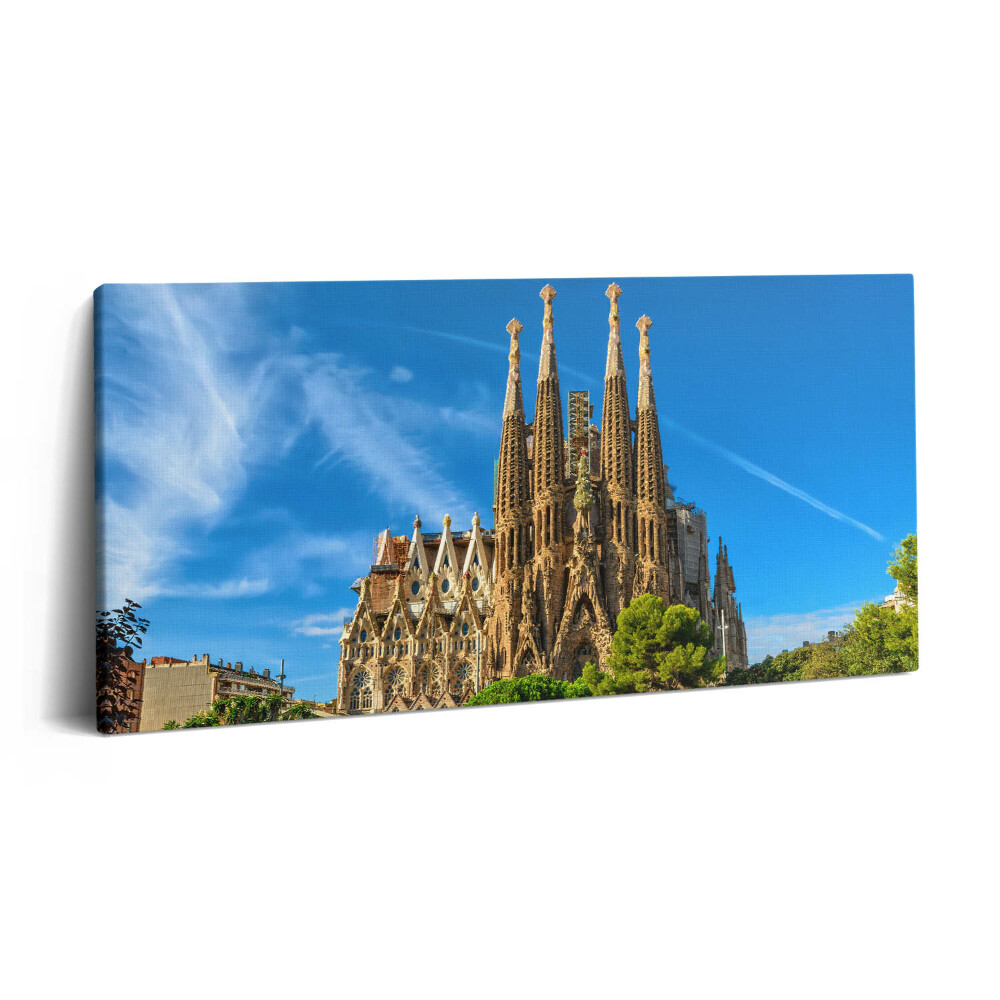Print pe pânză 140x70 Catedrala Sagrada Familia