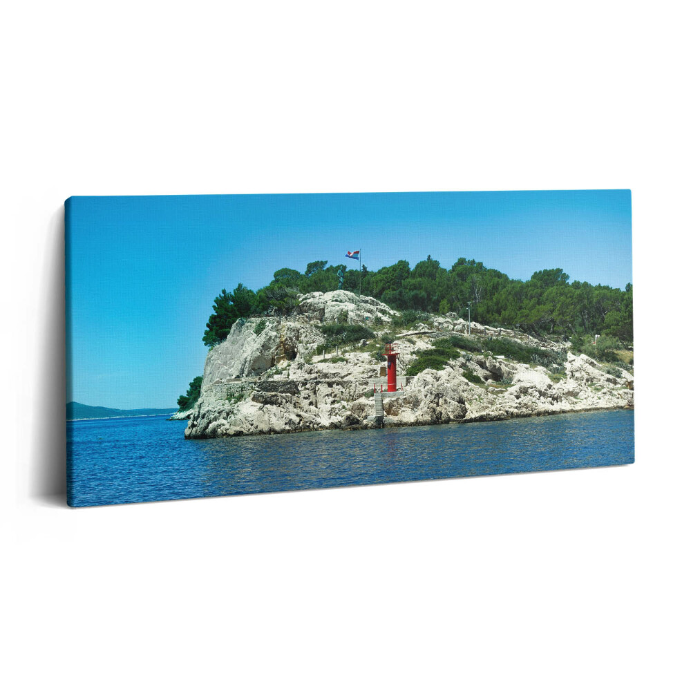 Print pe pânză 140x70 Ruta pitorească din Split, Croația