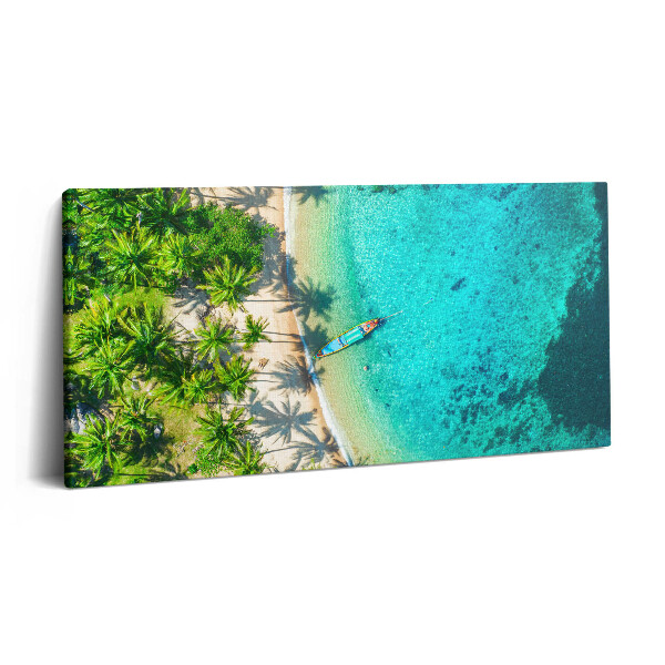 Print pe pânză 140x70 Plaja tropicală Koh Tao