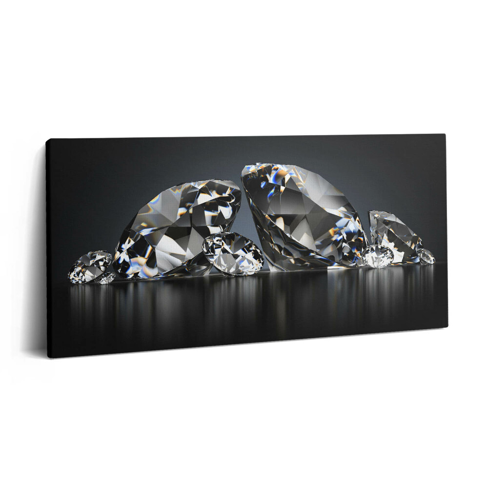 Print pe pânză 140x70 Diamante strălucitoare frumoase