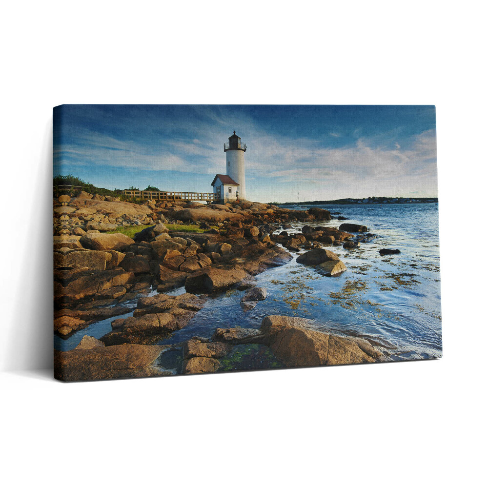 Tablou canvas 30x20 Peisaj cu stânci de far și cer