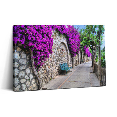 Tablou canvas 30x20 Drumul Florilor din Capri, Italia